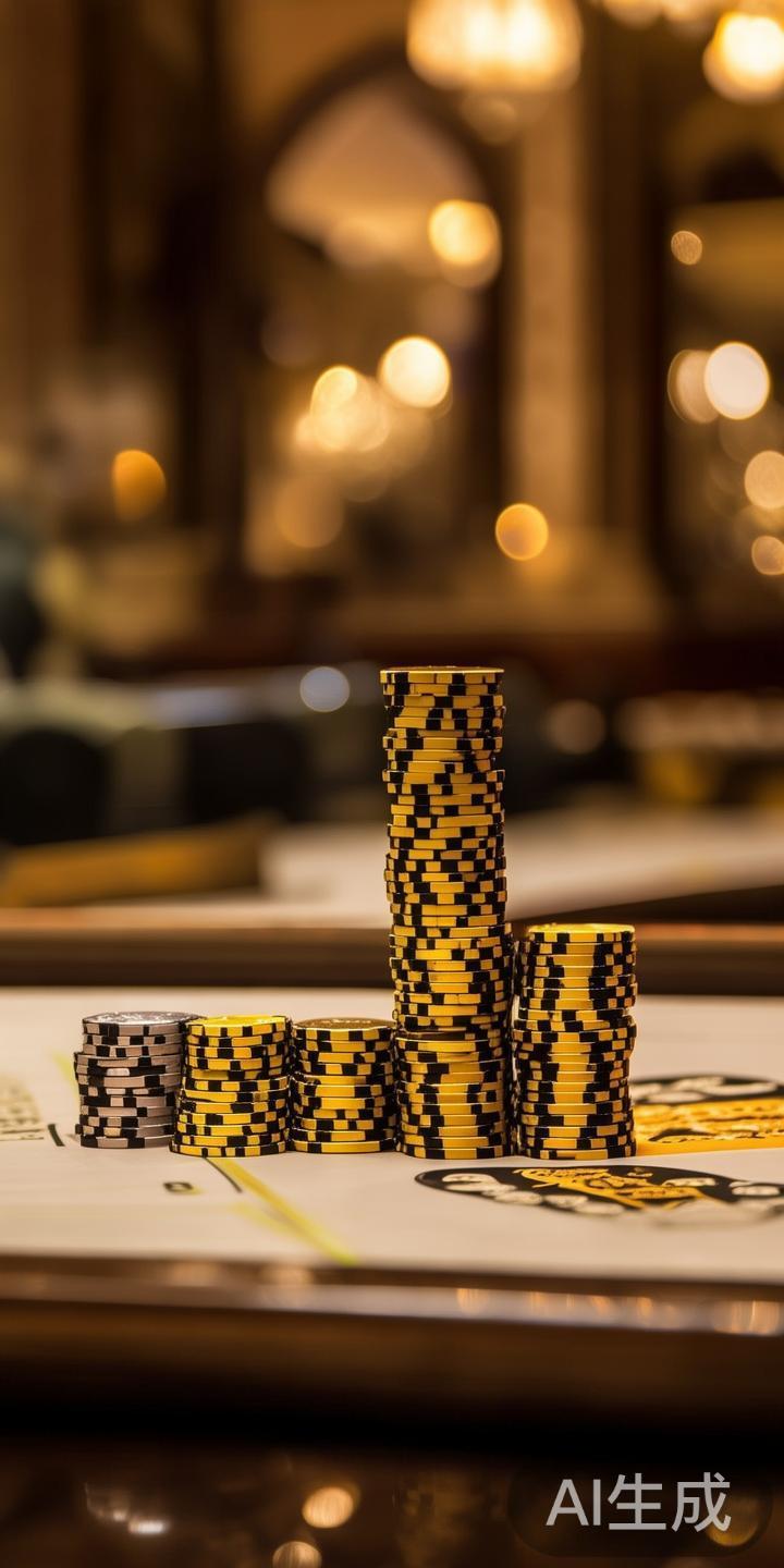 在澳门威尼斯人赌场，筹码不仅仅是游戏的工具，更是玩