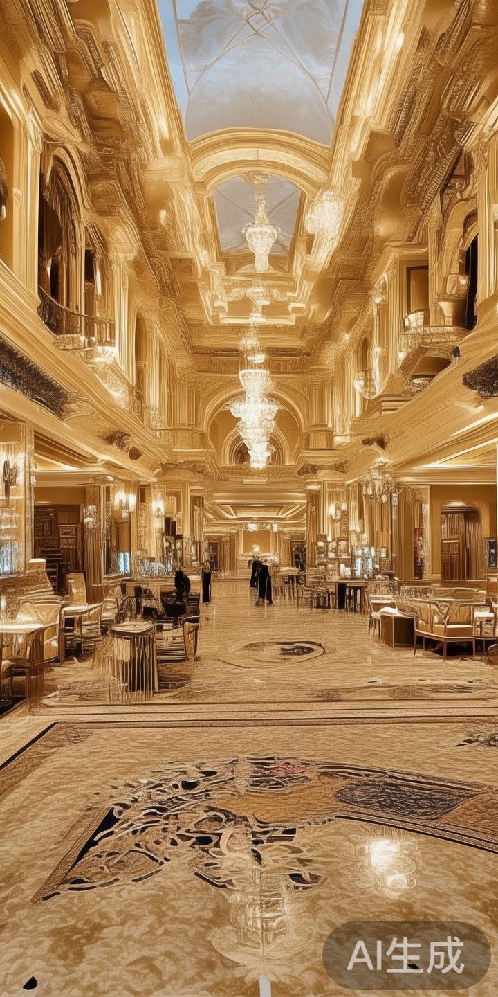 走进威尼斯澳门皇家赌场，仿佛踏入了意大利威尼斯的梦