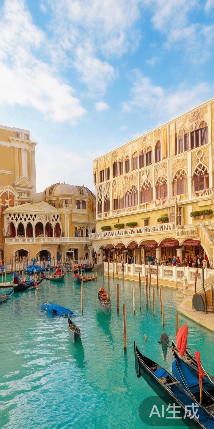 澳门的“威尼斯”景点，正式名称是“澳门威尼斯人度假